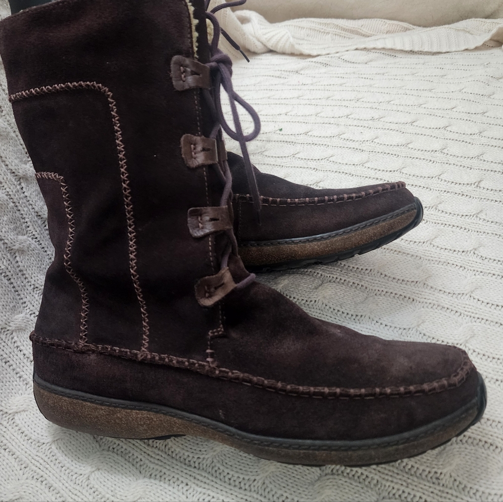 Timberland Women's Lace Up Boots - Rich Brown - Picture 2 of 9